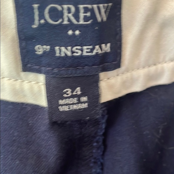 J.Crew Men's Navy Classic Chino Shorts w/red Crabs Summer Coastal - Picture 2 of 7